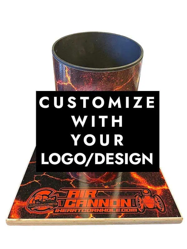 Custom airmail tube. Add your logo or design