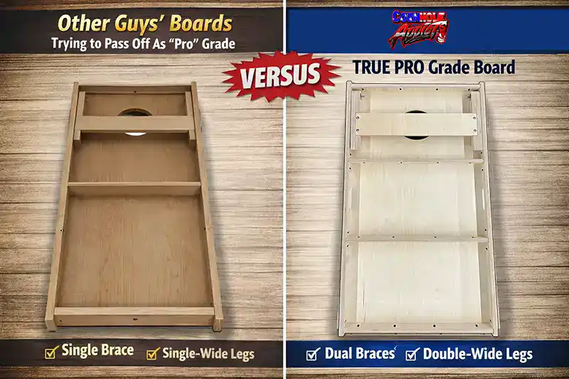 Custom Boards With Your Logo 5 True Pro Grade Board Backside2