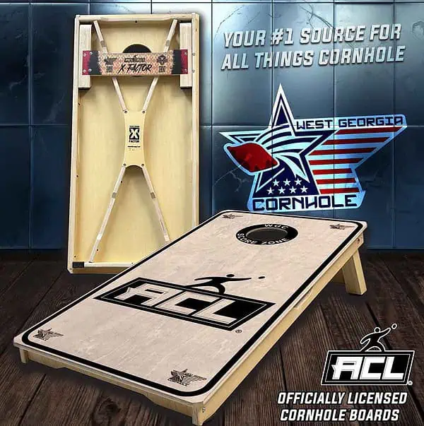 ACL Black Logo Cornhole Boards