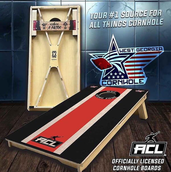 ACL Stripe Cornhole Boards