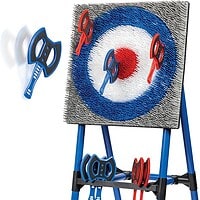 EastPoint Deluxe Steel Frame Axe Throw Target Game Set - Steel Frame for Indoors and Outdoors