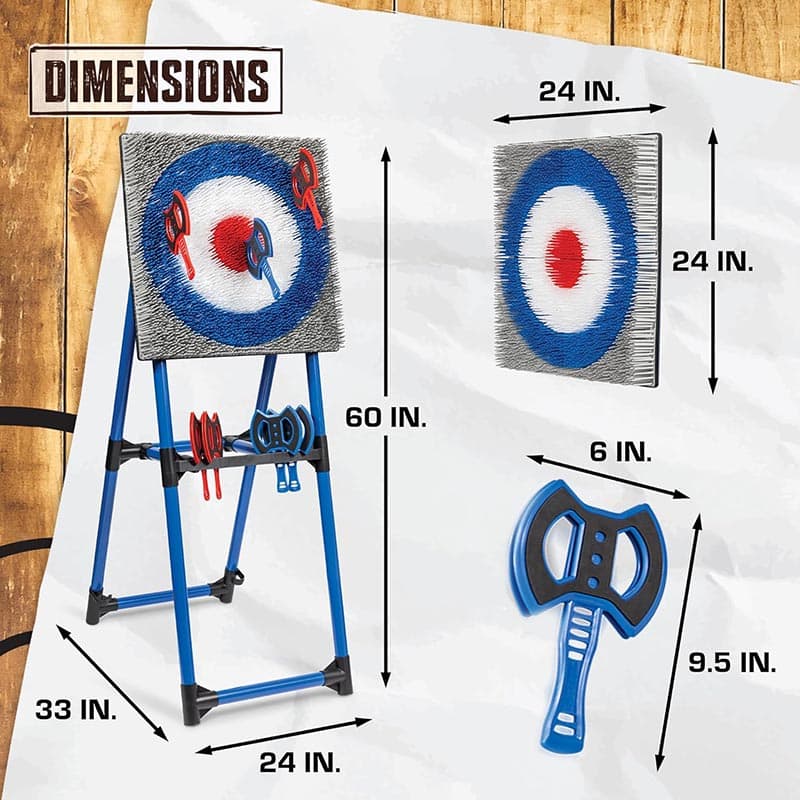 EastPoint Deluxe Steel Frame Axe Throw Target Game Set - Steel Frame for Indoors and Outdoors 2 EastPoint Deluxe Steel Frame Axe Throw Target Game Set - Steel Frame for Indoors and Outdoors - Image 2