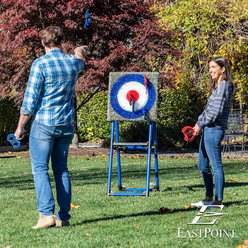 EastPoint Deluxe Steel Frame Axe Throw Target Game Set - Steel Frame for Indoors and Outdoors 3 EastPoint Deluxe Steel Frame Axe Throw Target Game Set - Steel Frame for Indoors and Outdoors - Image 3