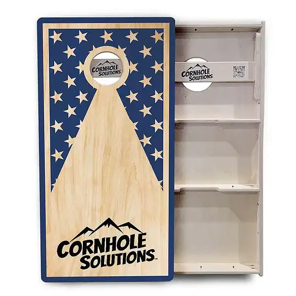 Stars and Stripes Keyhole Cornhole Boards - Image 2