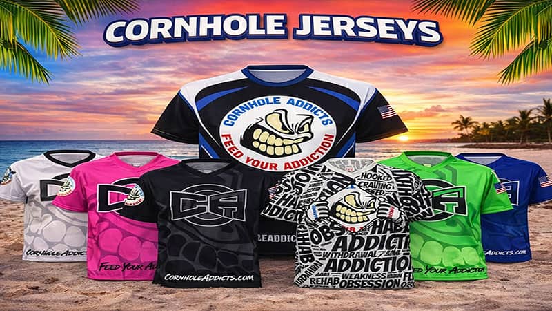 cornhole jerseys Cornhole jersey at sunset beach