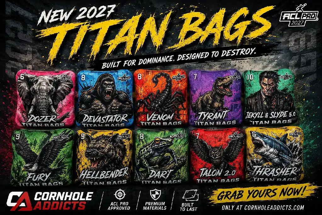 Titan Cornhole Bags | ACL Approved Bags for Serious Players
