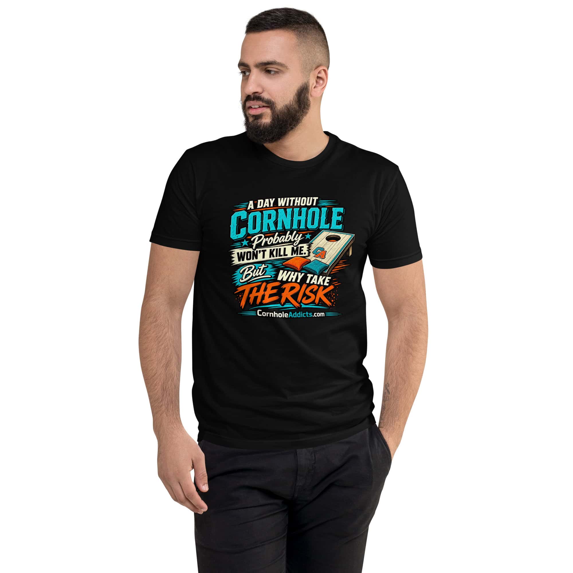 A Day Without Cornhole T-shirt 1 A Day Without Cornhole T-shirt