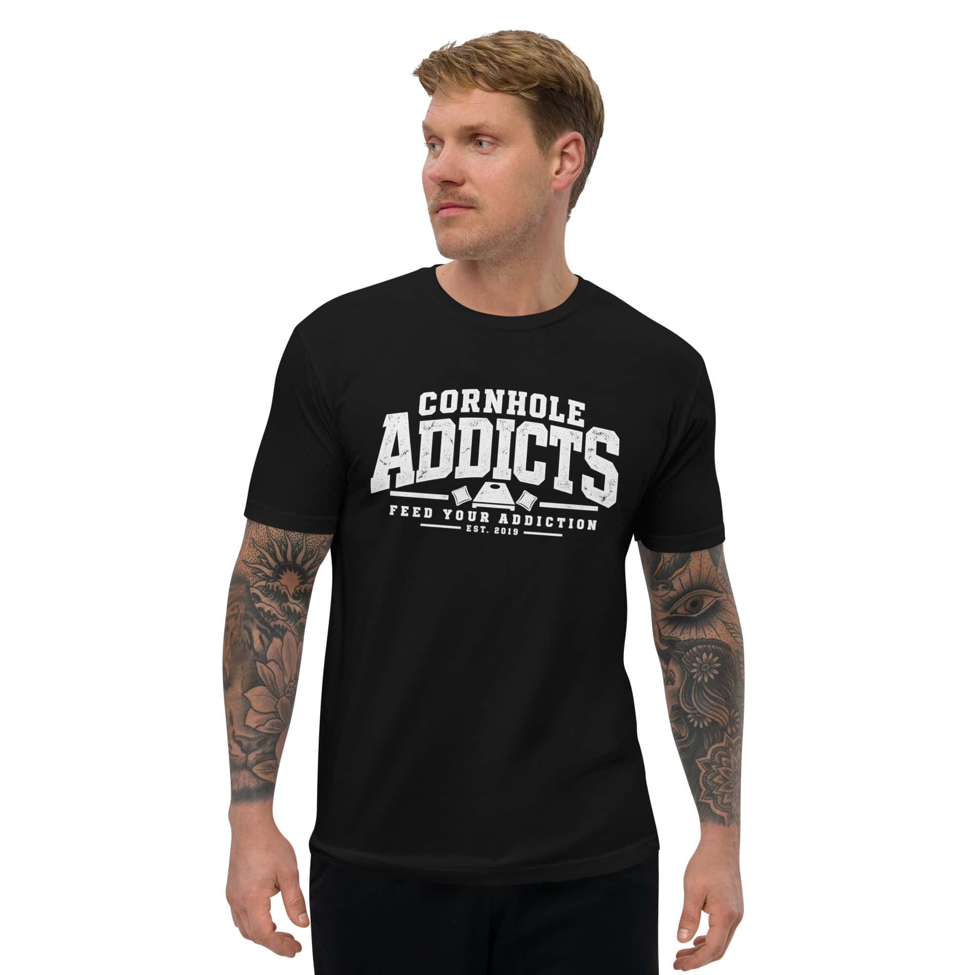 Distressed Emblem - Pro Style Tee 2 Distressed Emblem - Pro Style Tee - Image 2
