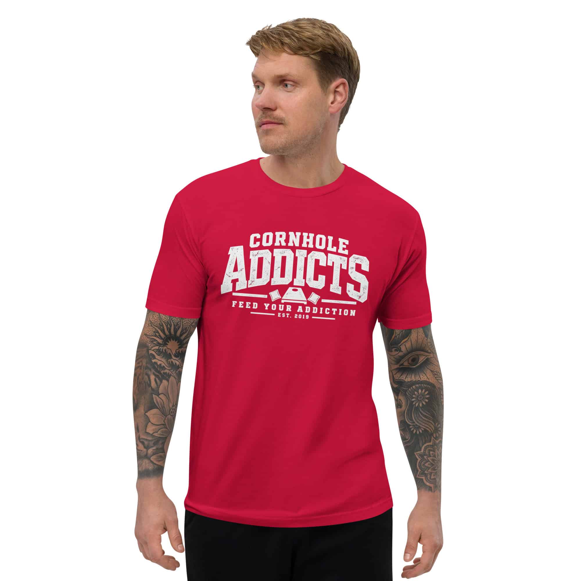 Distressed Emblem - Pro Style Tee 1 Distressed Emblem - Pro Style Tee