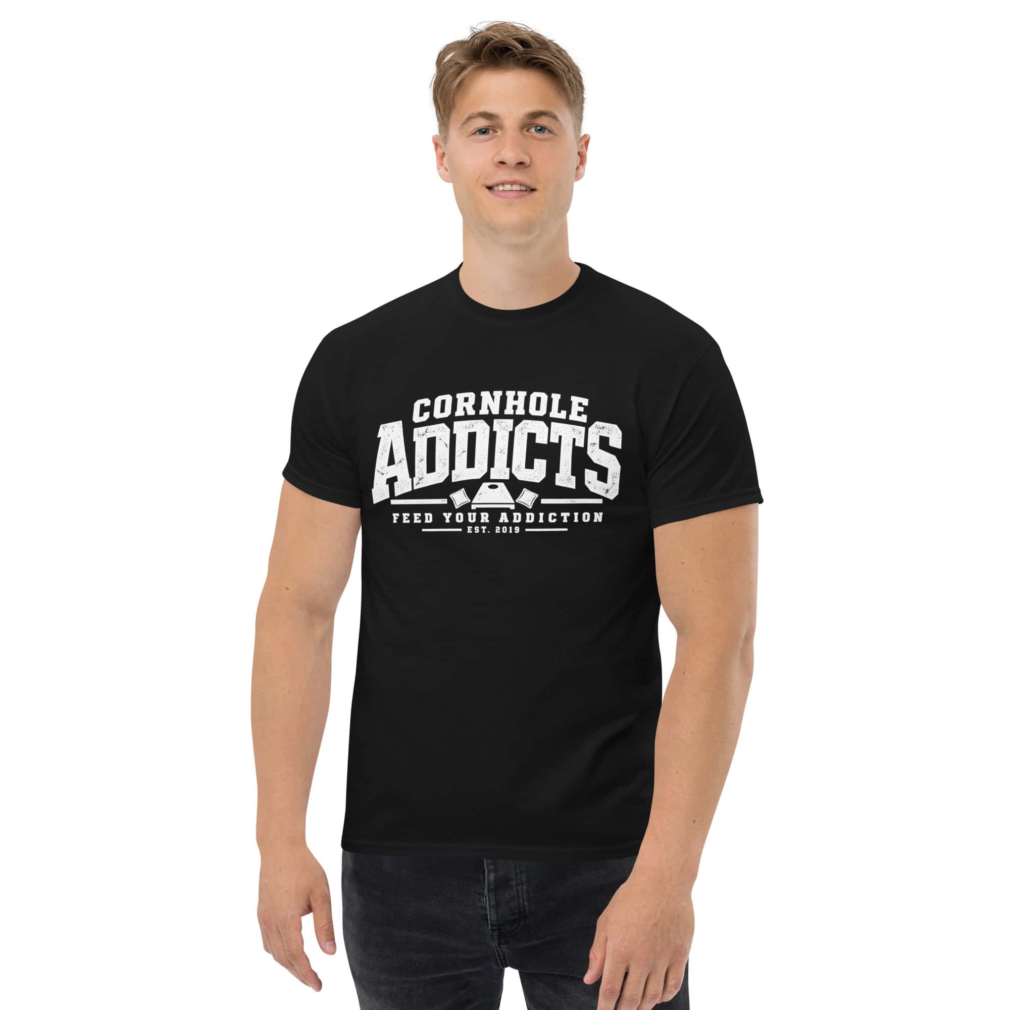 Distressed Emblem - Social Style Tee 2 Distressed Emblem - Social Style Tee - Image 2