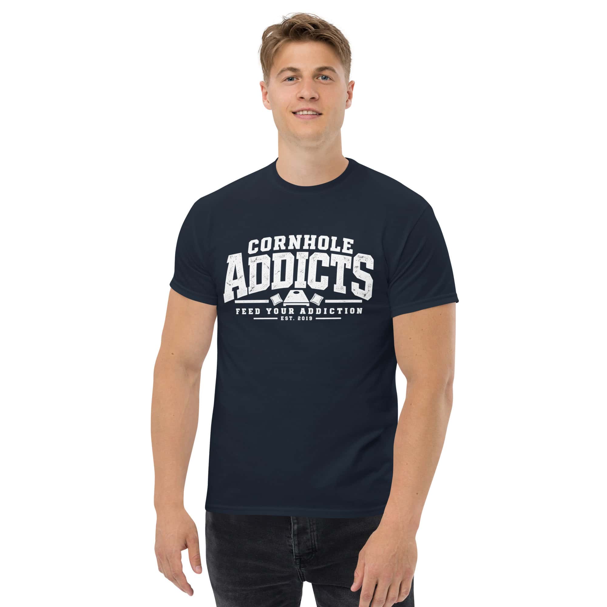 Distressed Emblem - Social Style Tee 3 Distressed Emblem - Social Style Tee - Image 3