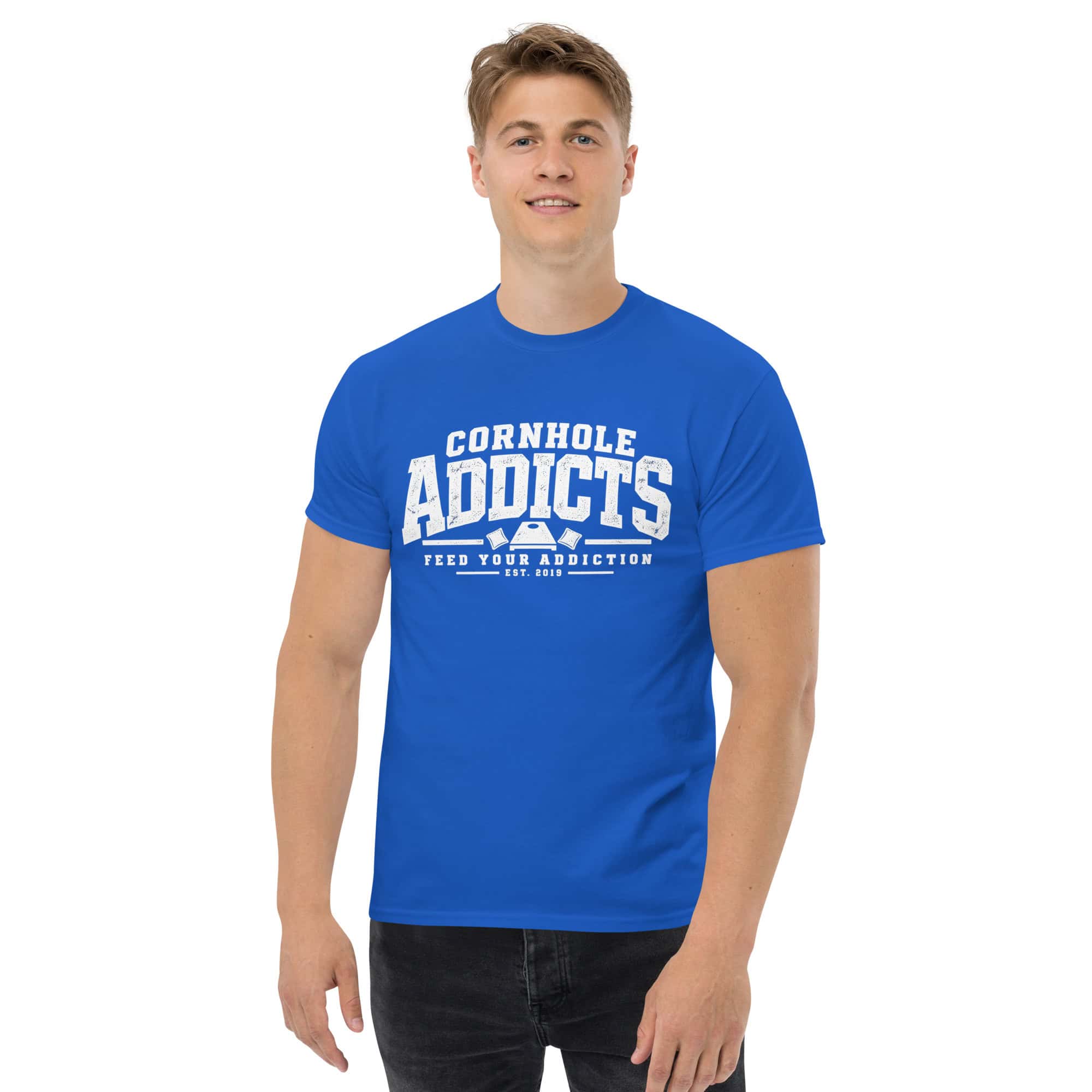 Distressed Emblem - Social Style Tee 4 Distressed Emblem - Social Style Tee - Image 4
